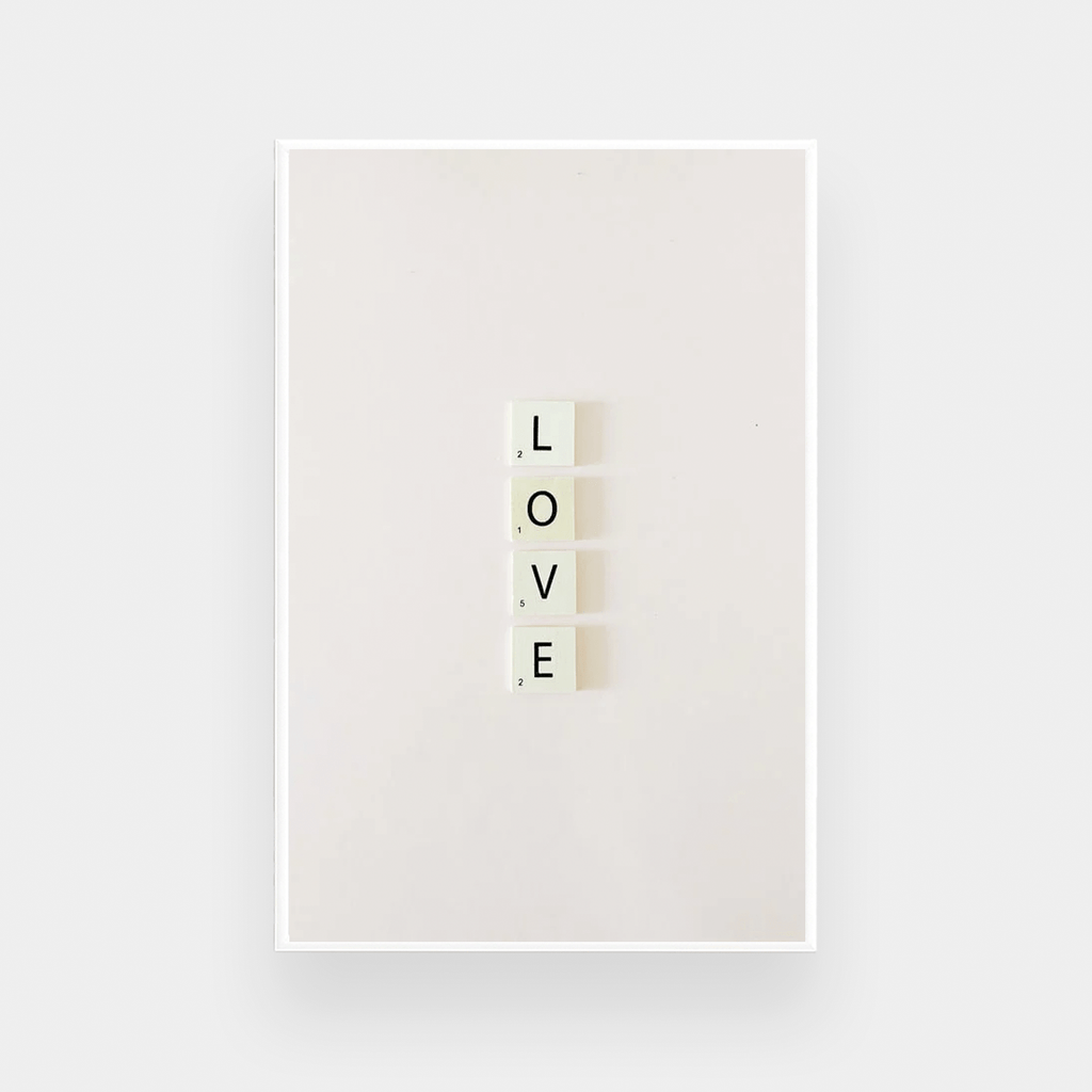 norsu interiors Prints LOVE Print - Various sizes (7688224899321)