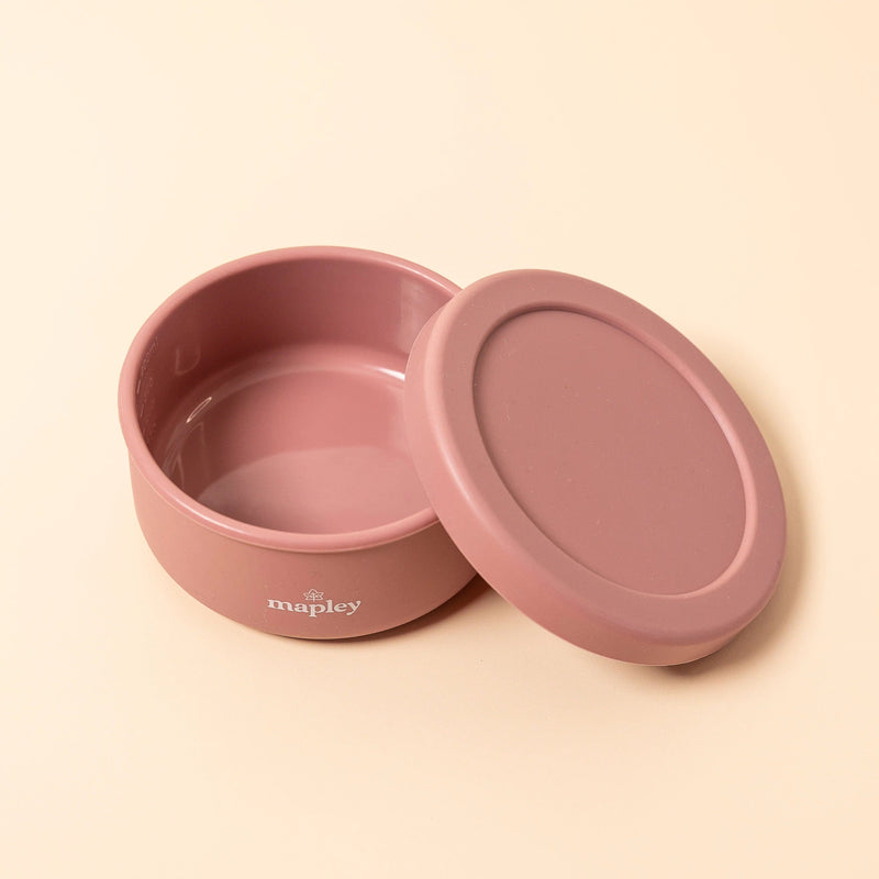 Mapley Servingware Mapley Silicone Snack Box - Dusty Pink (7856294592761)