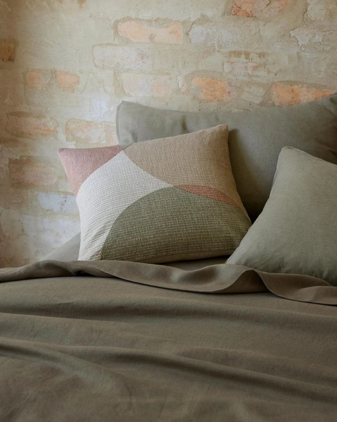 Weave Home Bed Linen Weave Home Ravello Euro Pillowcase Pair - Caper (7688162181369)