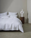 Weave Home Bed Linen Weave Home Ravello Fitted Sheet - White (Various Sizes) (7688096841977)