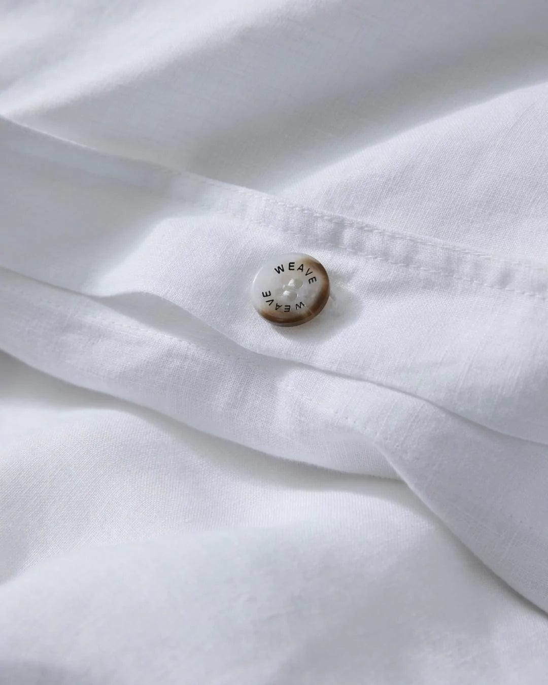 Weave Home Bed Linen Weave Home Ravello Pillowcase Pair - White (Various Sizes) (7688107491577)