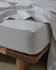 Weave Home Bed Linen Weave Home Ravello Flat Sheet - Silver (Various Sizes) (7688056242425)