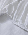 Weave Home Bed Linen Weave Home Ravello Fitted Sheet - White (Various Sizes) (7688096841977)