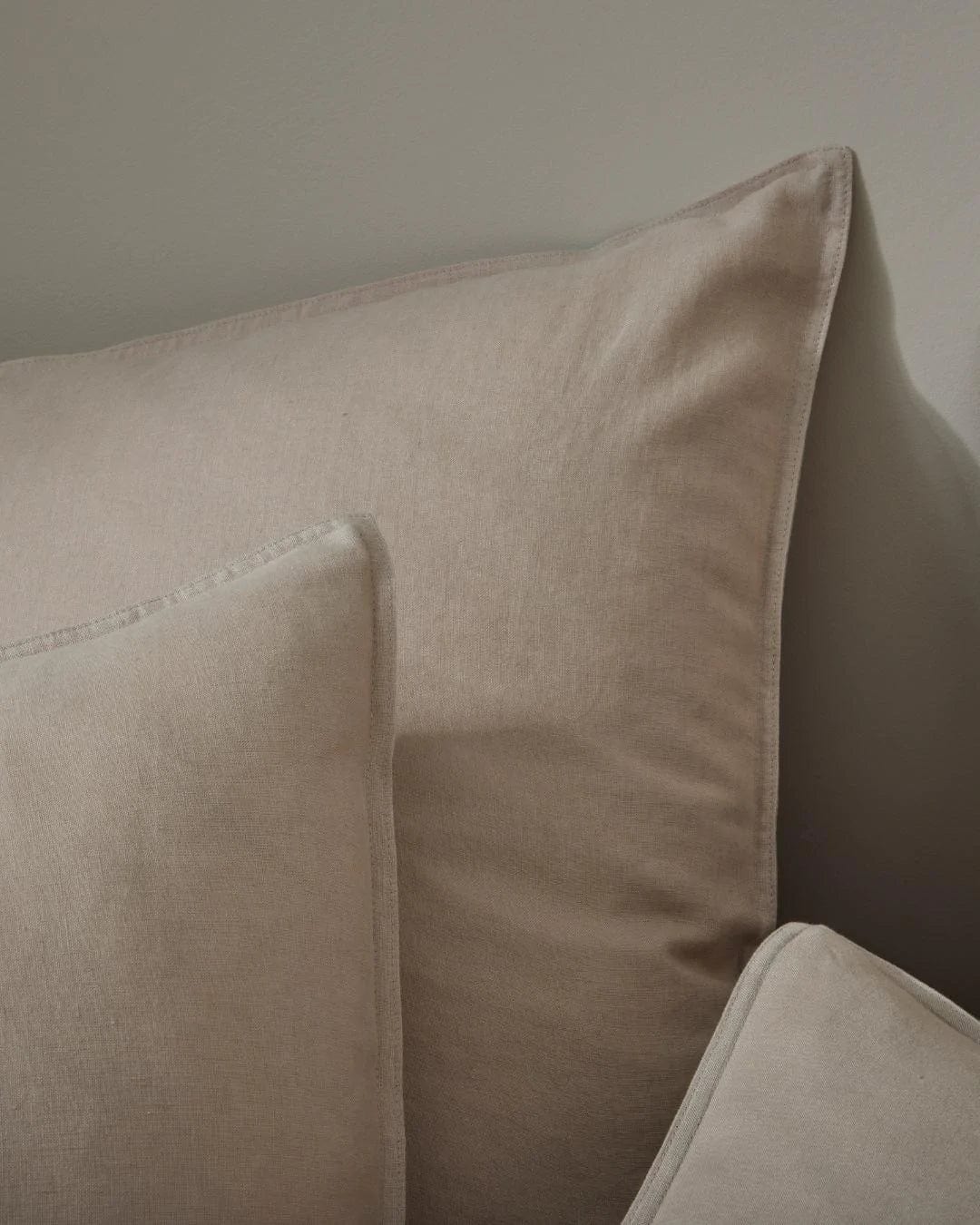 Weave Home Bed Linen Weave Home Ravello Euro Pillowcase Pair - Shell (7688158347513)