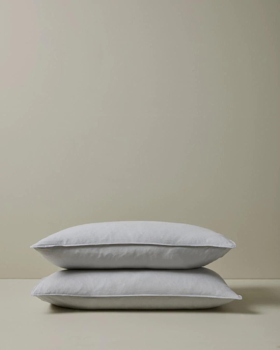 Weave Home Bed Linen Weave Home Ravello Euro Pillowcase Pair - Silver (7688155857145)
