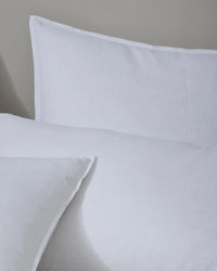 Weave Home Bed Linen Weave Home Ravello Euro Pillowcase Pair - White (7688153432313)