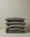 Weave Home Bed Linen Weave Home Ravello Quilt Cover - Charcoal (Various Sizes) (7687989526777)