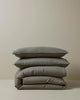 Weave Home Bed Linen Weave Home Ravello Euro Pillowcase Pair - Charcoal (7688168374521)