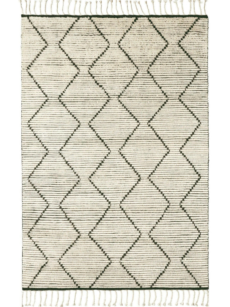 Armadillo&Co Rugs Armadillo Nala Berber Knot Rug - Natural and Slate (9508063875)