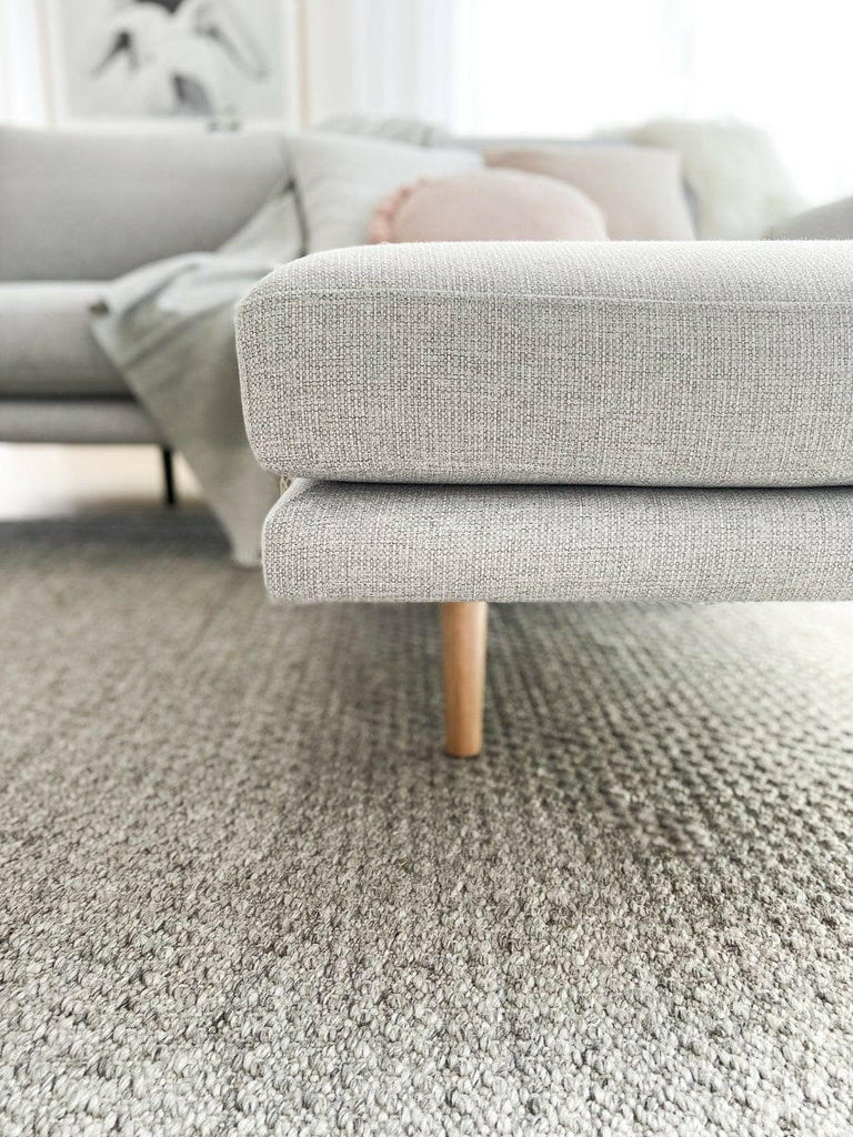 Armadillo Sherpa Weave Rug Pumice Norsu Interiors