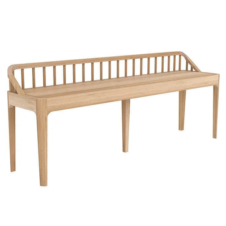 Ethnicraft Bench Seats Ethnicraft Spindle Bench Seat, Natural Oak