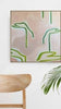 Marcia Priestley Prints Marcia Priestley Limited Edition Fine Art Canvas Print - Palm Birds Pink Lake East (4728480596052)