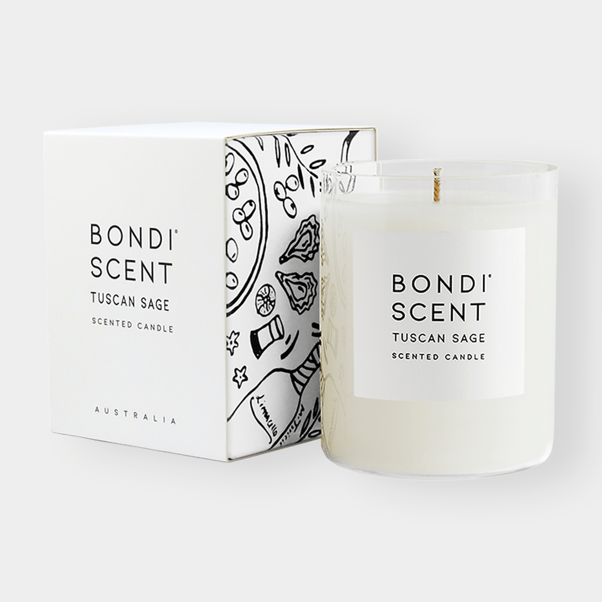 Bondi Scent Candles Bondi Scent Candle - Tuscan Sage (7788840452345)