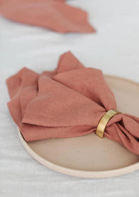 Flou. Design Flou. Design Arched Brass Napkin Rings (Set of four) (7683140092153)