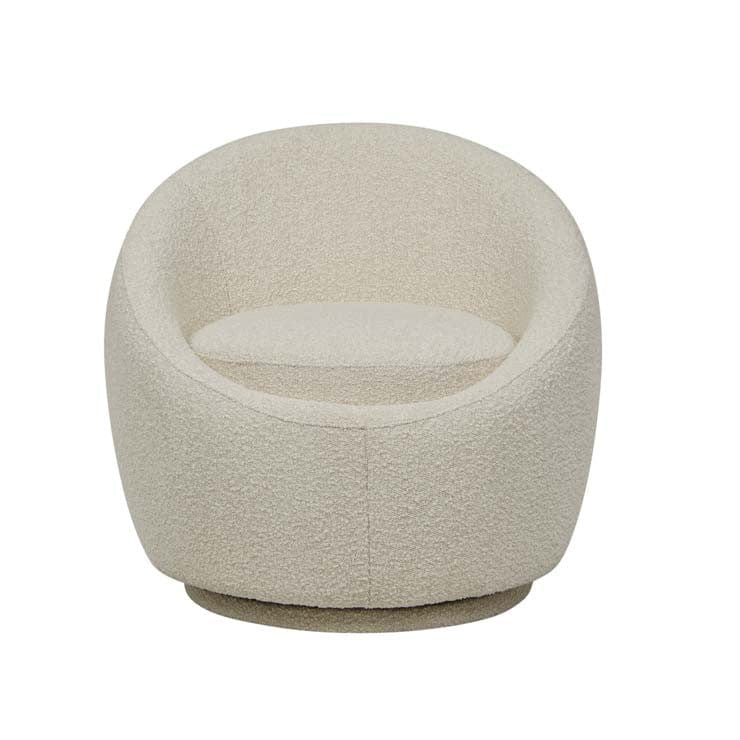 Globe West Occasional Chairs Globe West Kennedy Globe Occasional Chair, Beige Boucle (7898655457529)