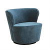Globe West Occasional Chairs Globe West Kennedy Swivel Occasional Chair, Slate Blue Velvet (7841076183289)