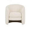 Globe West Occasional Chairs Globe West Kennedy Tenner Occasional Chair, Beige Boucle