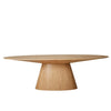 Globe West Dining Tables Globe West Classique Oval Dining Table, Natural Ash (7903645106425)