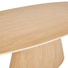 Globe West Dining Tables Globe West Classique Oval Dining Table, Natural Ash (7903645106425)