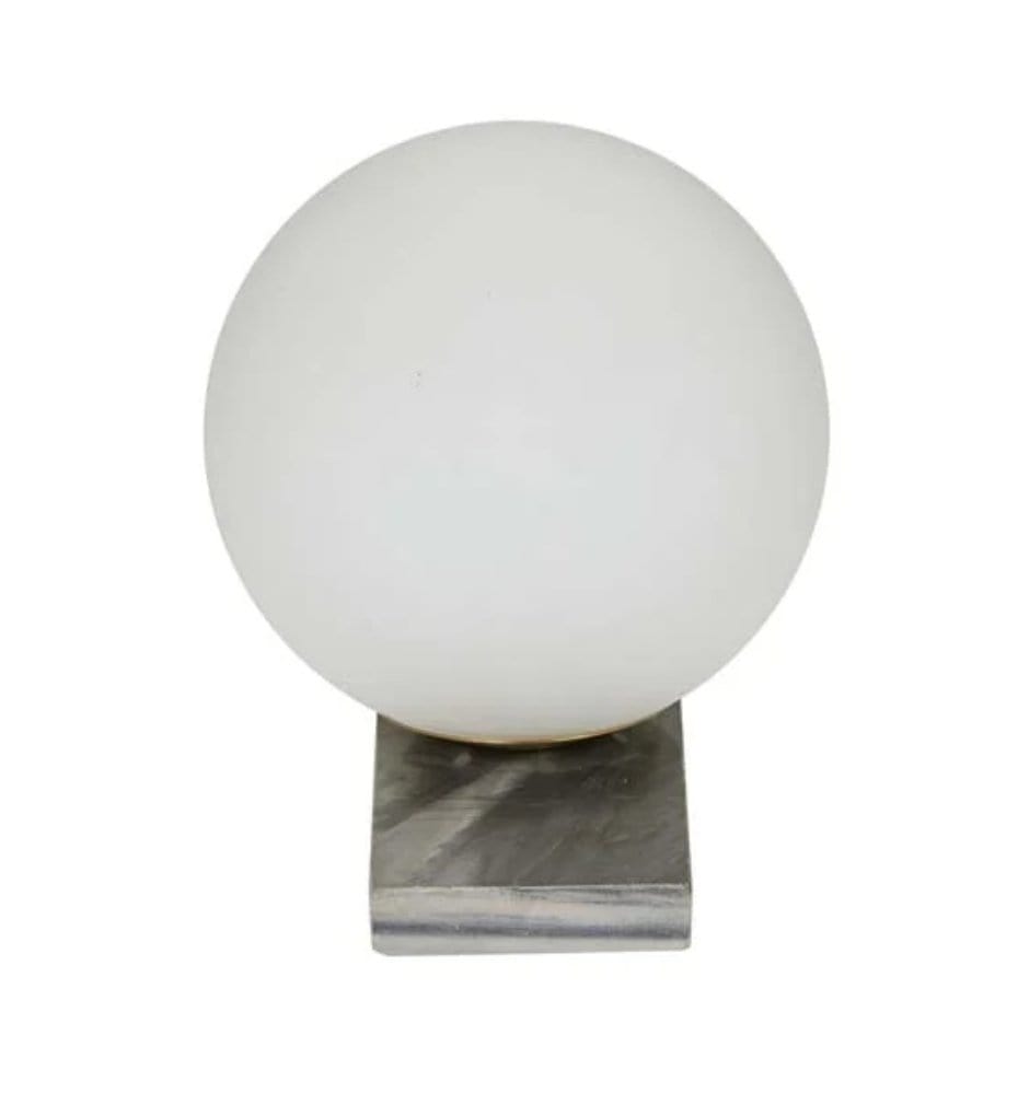 Globe West Lamps Globe West Easton Orb Table Lamp - Grey Marble (7906658418937)