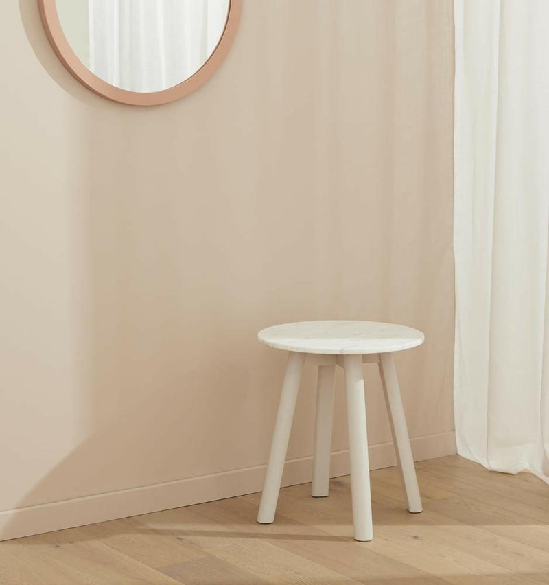 Warranbrooke Side Table Enkel Marble Side Table, Mist