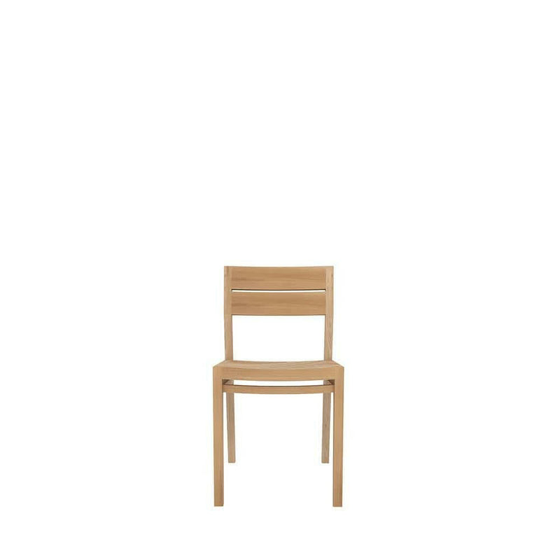 Ethnicraft Dining Chairs Ethnicraft Dining chair - Ex-1 Solid oak (3682495725652)