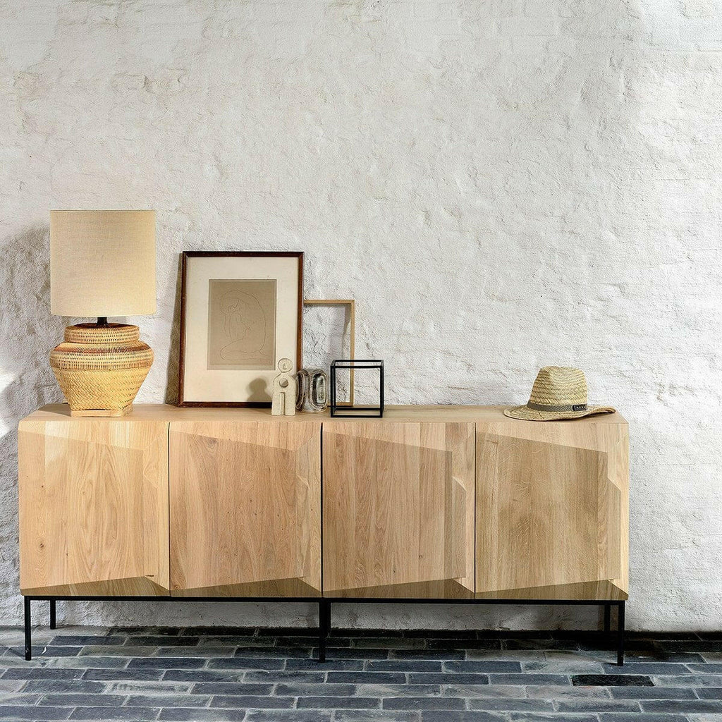 Ethnicraft Oak Stairs Sideboard - 4 Doors – Norsu Interiors