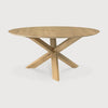 Ethnicraft Dining Tables Ethnicraft Round Circle Dining Table (7629716483)