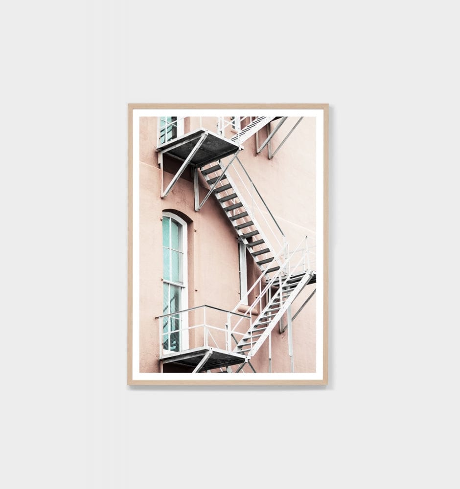 Middle of Nowhere Prints Middle Of Nowhere 'Fire Escape' Framed Print