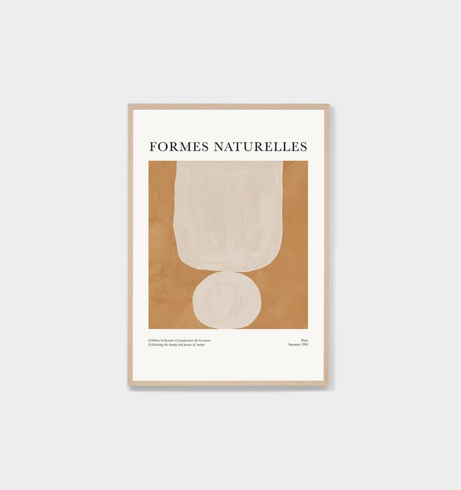Middle of Nowhere Prints Middle of Nowhere 'Formes Naturelles' Poster Print