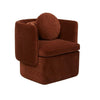 Globe West Occasional Chairs Globe West Hugo Bow Occasional Chair, Cinnamon Velvet (7585496465657)