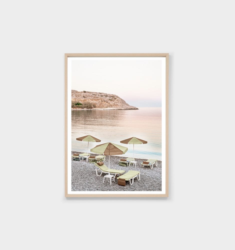 Middle of Nowhere Prints Middle of Nowhere 'Greek Island Sunset' Print