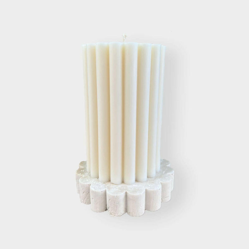 Makes Scents Of It placemats & coasters Make Scents of It Marble Candle Coaster - Travertine (7489219297529)