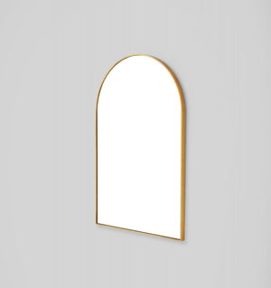 Middle of Nowhere Mirrors Middle of Nowhere Bjorn Arch Mirror - 55cm x 85cm, Brass