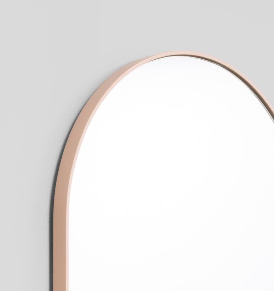 Middle of Nowhere Mirrors Middle of Nowhere Bjorn Oval Large Mirror - Powder