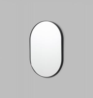 Middle of Nowhere Mirrors Black Middle of Nowhere Bjorn Oval Mirror - Black