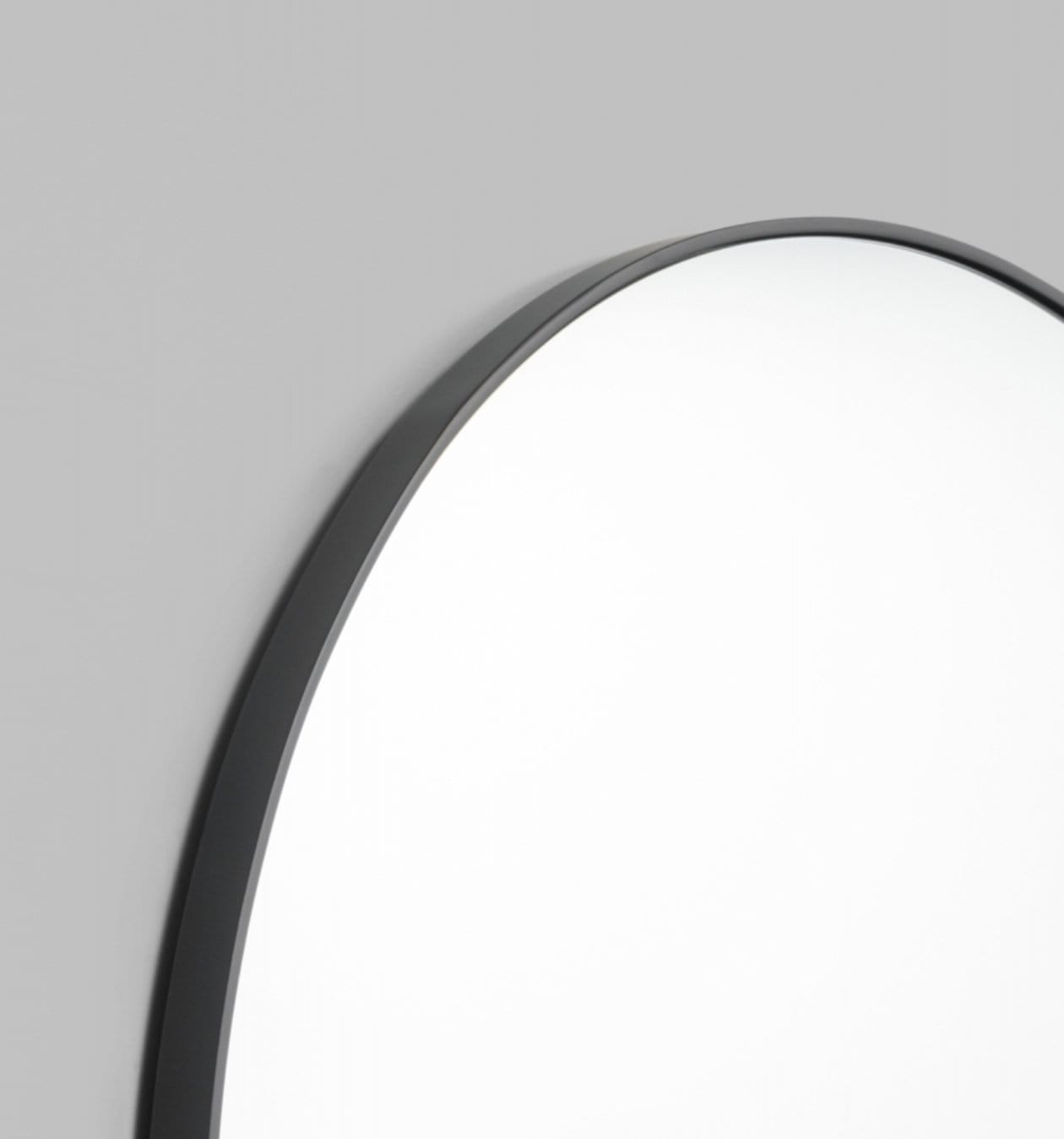 Middle of Nowhere Mirrors Middle of Nowhere Bjorn Round Mirror - Black, Various Sizes