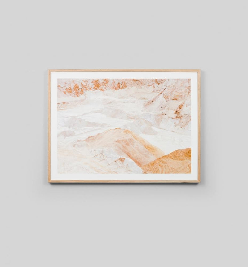 Middle of Nowhere Prints Middle of Nowhere Blush Landscape Print