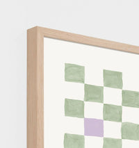 Middle of Nowhere Prints Middle of Nowhere 'Check Mate' Print, Pistachio (7118012514492)