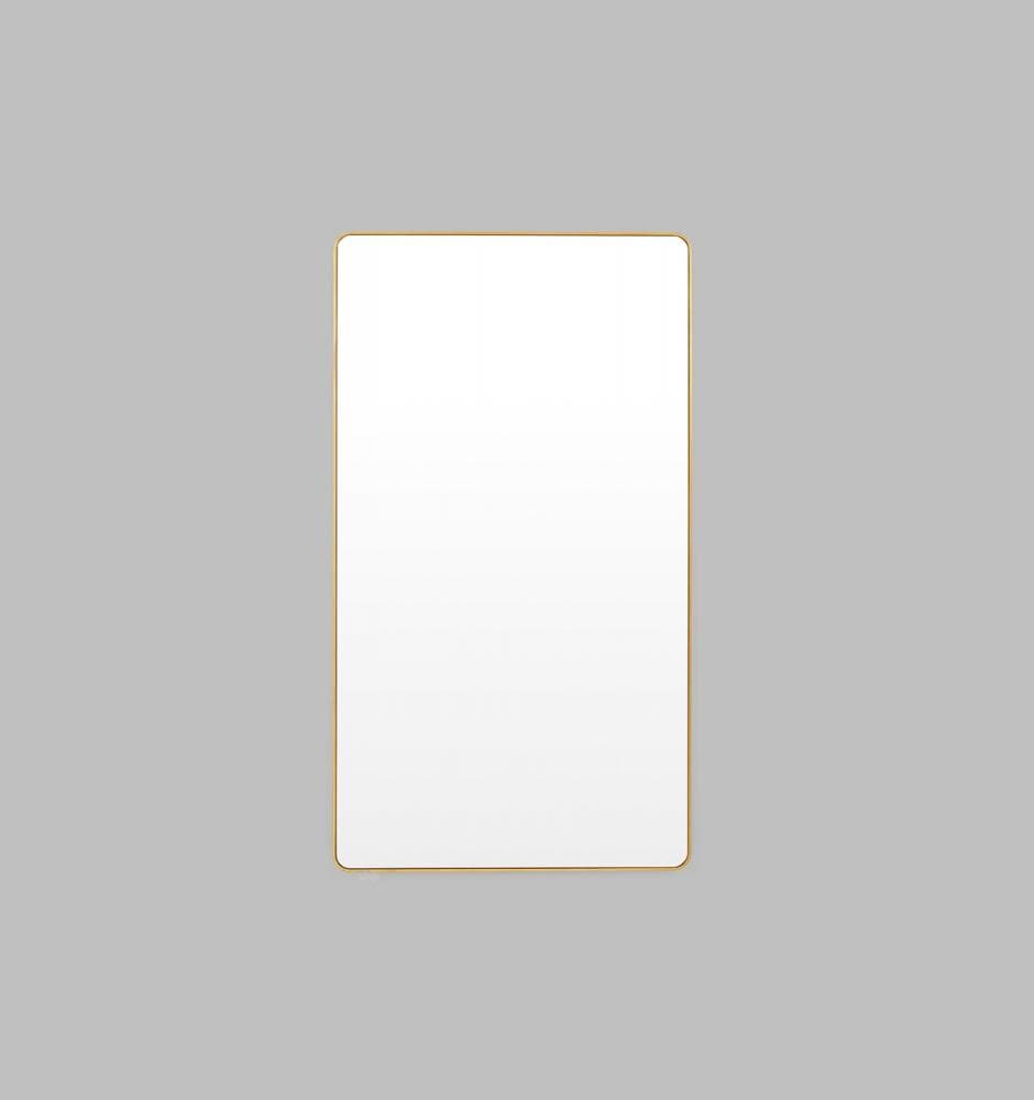 Middle of Nowhere Mirrors Middle of Nowhere Flynn Curve Leaner Mirror - Brass