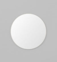 Middle of Nowhere Mirrors Middle of Nowhere Flynn Round Mirror - White, Various Sizes (9752364291)