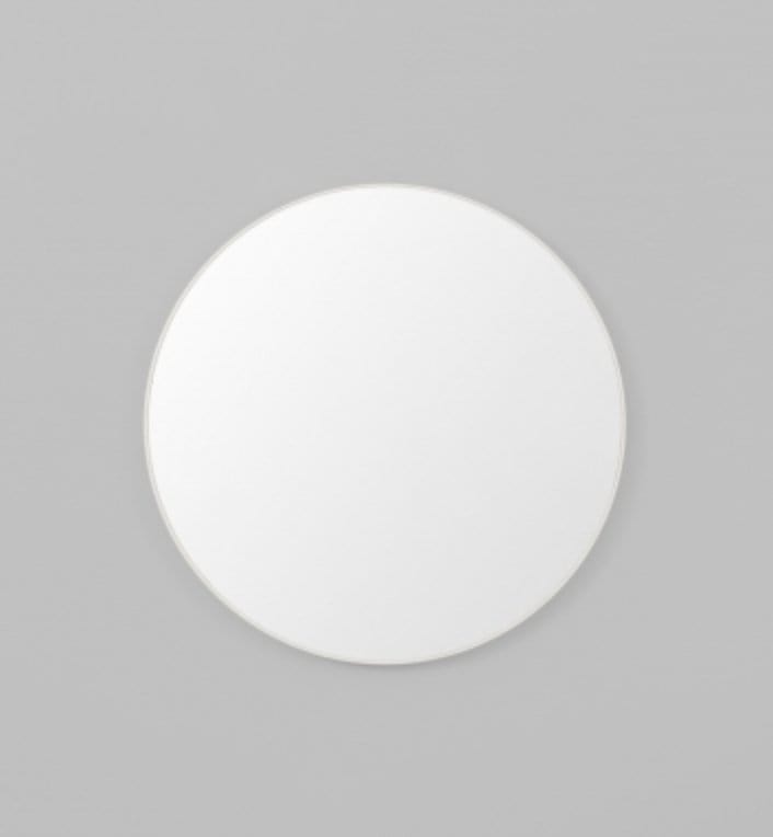 Middle of Nowhere Mirrors Middle of Nowhere Flynn Round Mirror - White, Various Sizes (9752364291)