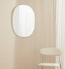 Middle of Nowhere Mirrors Middle of Nowhere Miller White Mirror, 60 x 75cm (6736933257404)