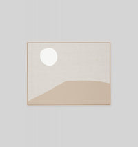Middle of Nowhere Prints Middle of Nowhere Petra Fawn 1 Framed Screenprint Canvas