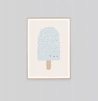 Middle of Nowhere Prints Middle of Nowhere Popsicle Pal Bubblegum 1 Framed Print