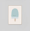 Middle of Nowhere Prints Middle of Nowhere Popsicle Pal Bubblegum 2 Framed Print