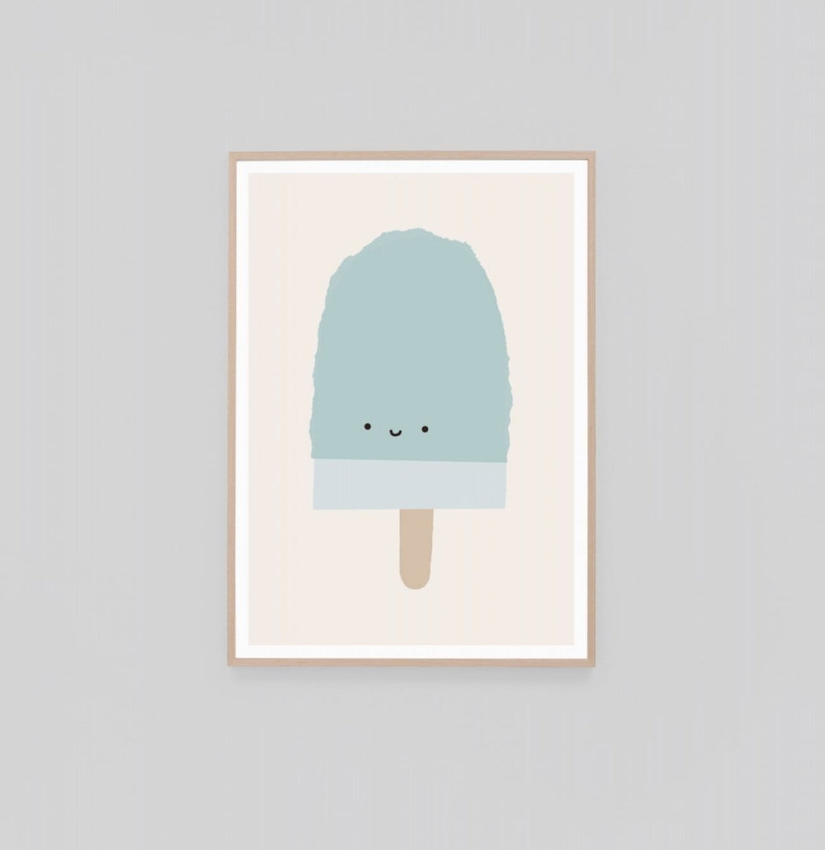 Middle of Nowhere Prints Middle of Nowhere Popsicle Pal Bubblegum 2 Framed Print
