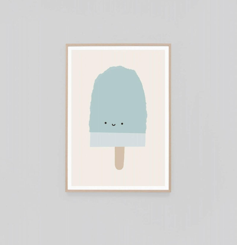 Middle of Nowhere Prints Middle of Nowhere Popsicle Pal Bubblegum 2 Framed Print