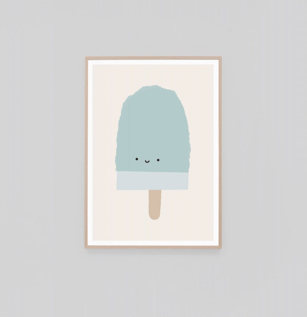 Middle of Nowhere Prints Middle of Nowhere Popsicle Pal Bubblegum 2 Framed Print