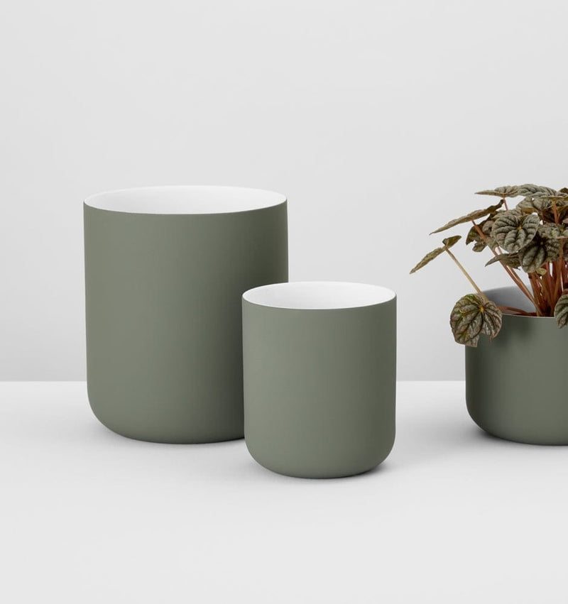 Middle of Nowhere Pots Minna Pot, Olive Large (7655052476665)